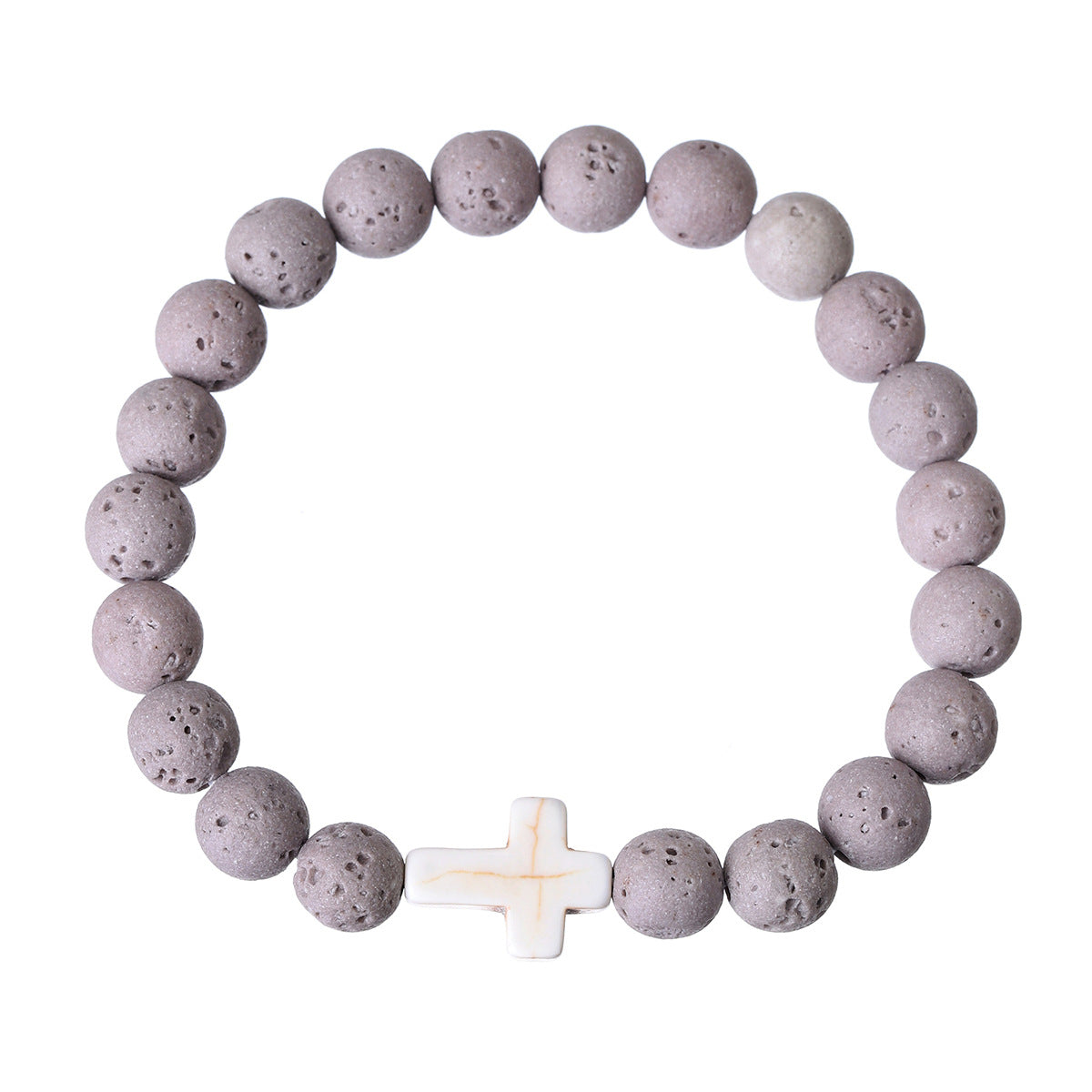 Bracelet perlé en croix de couleurs mélangées en pin impérial
