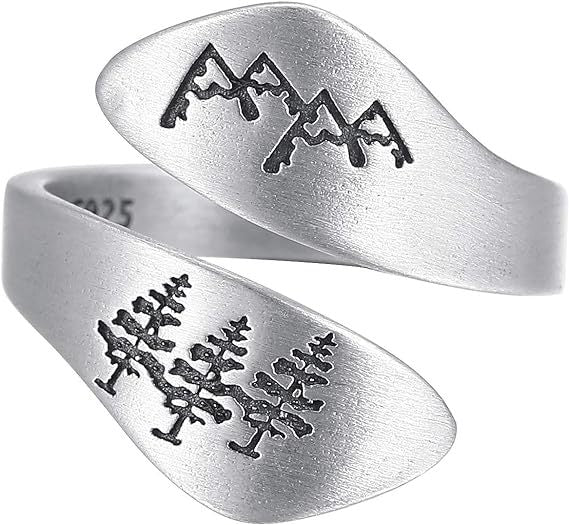 Alpine And Cedar Open Ring Forest Lover Ring