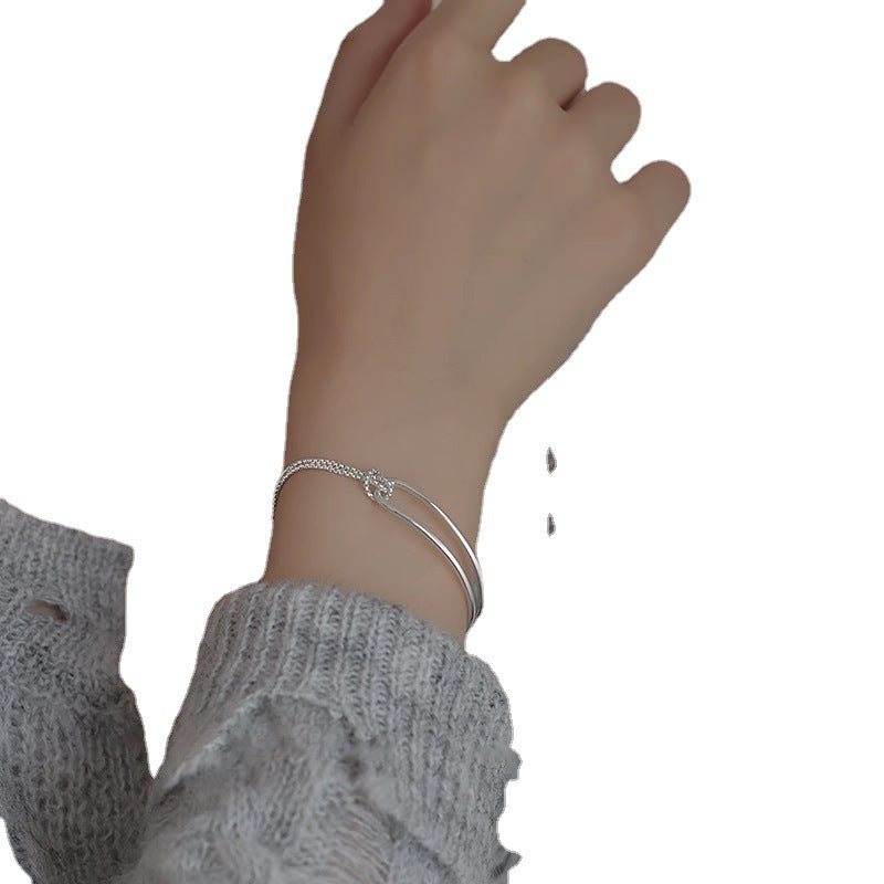 Double-layer Simplicity Bracelet Women's Fashion Creative