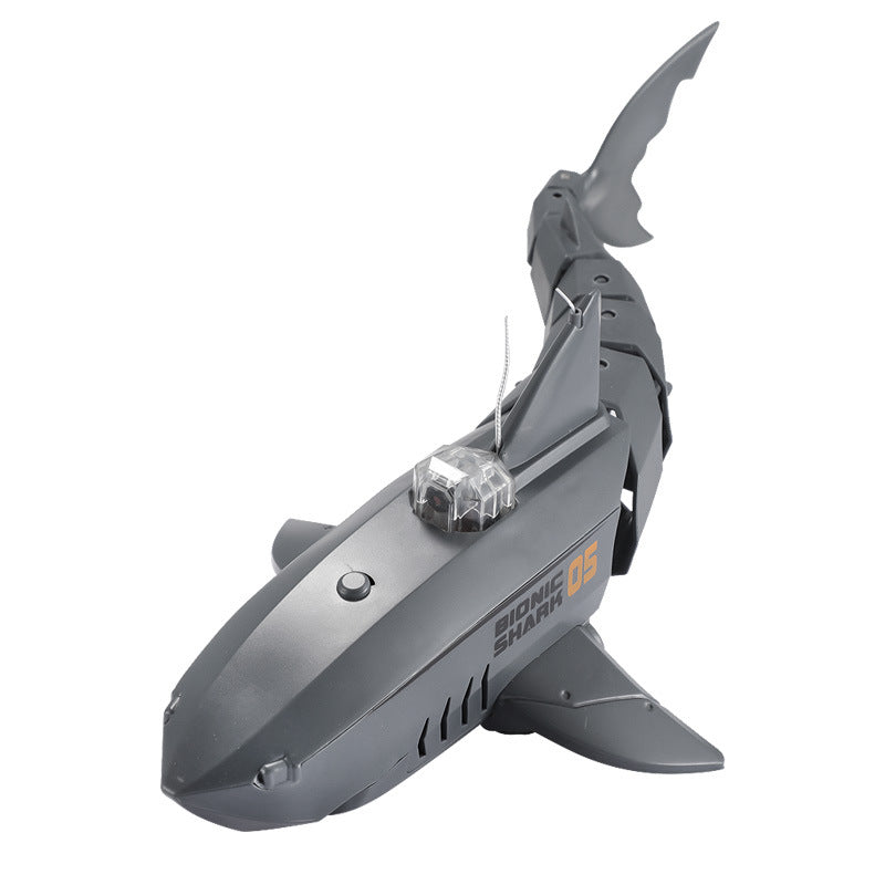 Requin télécommande téléphone portable App caméra 30W charge électrique balançoire imbibable modèle Megalodon jouet pour enfants