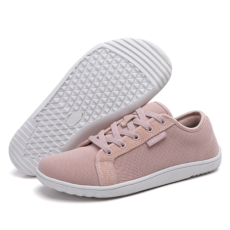 Chaussures décontractées à la mode en maille à bout large