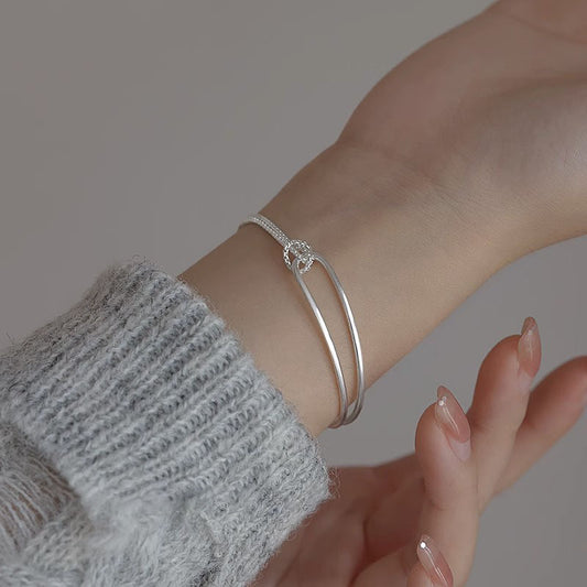 Double-layer Simplicity Bracelet Women's Fashion Creative