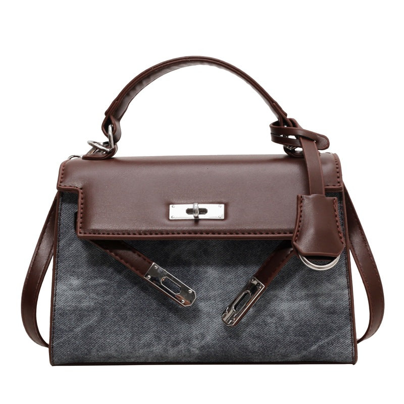 Sac messager à bandoulière au design rétro minoritaire