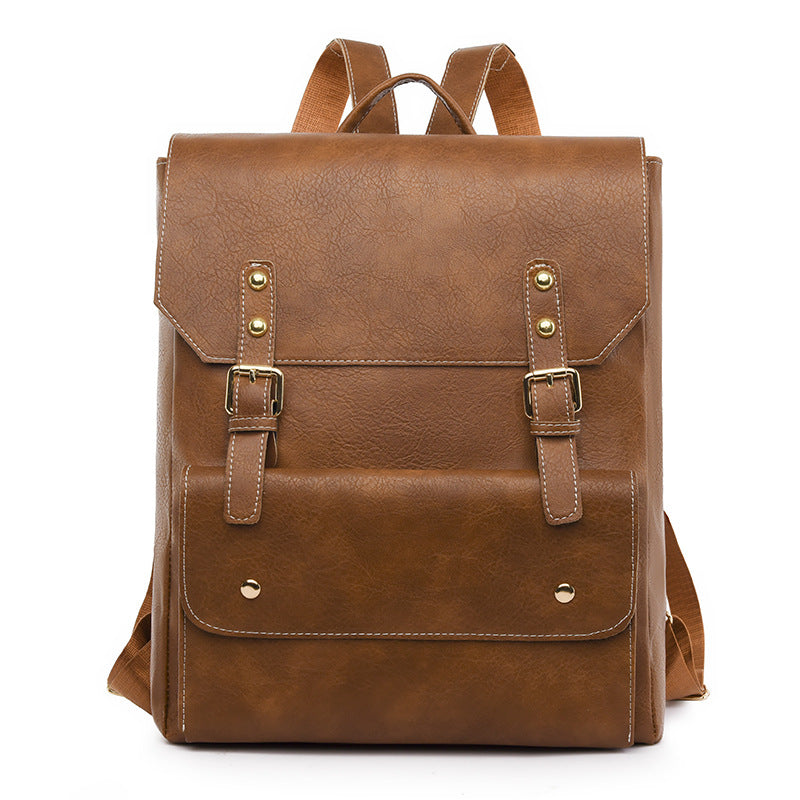 Mochila simple retro de estilo coreano