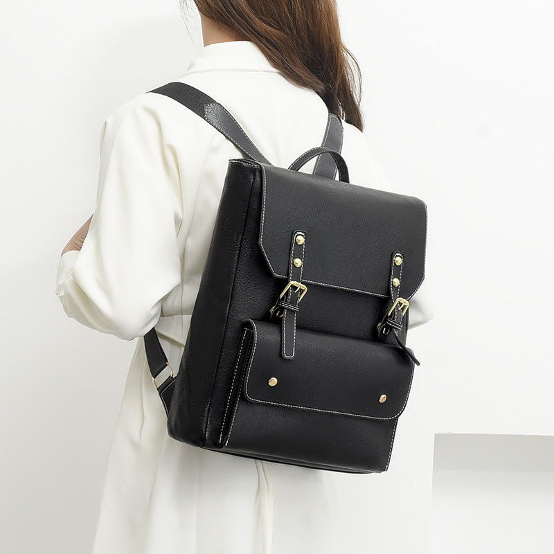 Mochila simple retro de estilo coreano