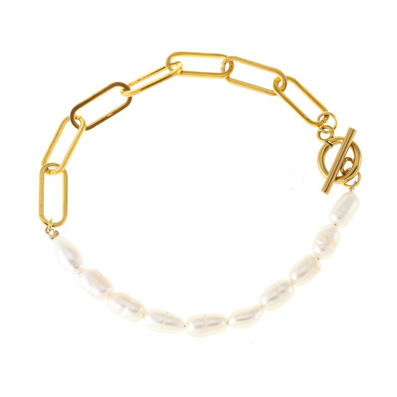 Stainless Steel Chain Stitching Bracelet