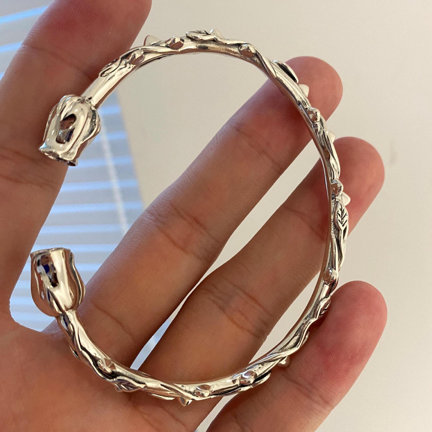 Bracelet Personnalisé Argent Mode Rétro Femme