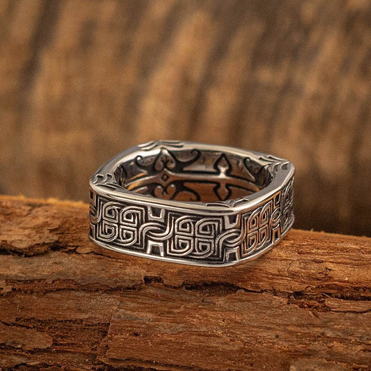 Taigu cuadrado redondo Pangu moda masculina retro