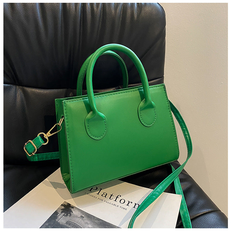 Bolso cuadrado pequeño portátil Retro cruzado nuevo de primavera para mujer