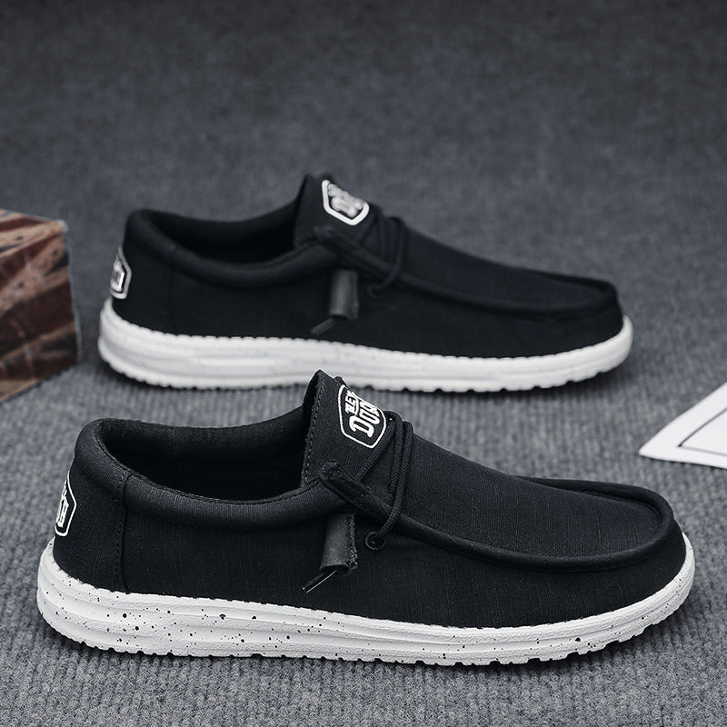 Chaussures en toile pour hommes Chaussures de sport respirantes et décontractées