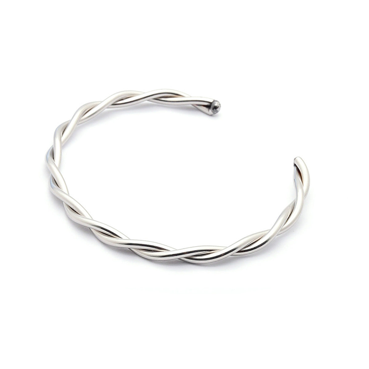 Bracelet d'ouverture de bracelet simple à motif de vague