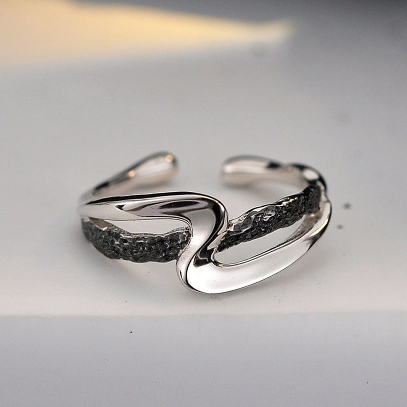Fashion Unique Design Two-tone Ring