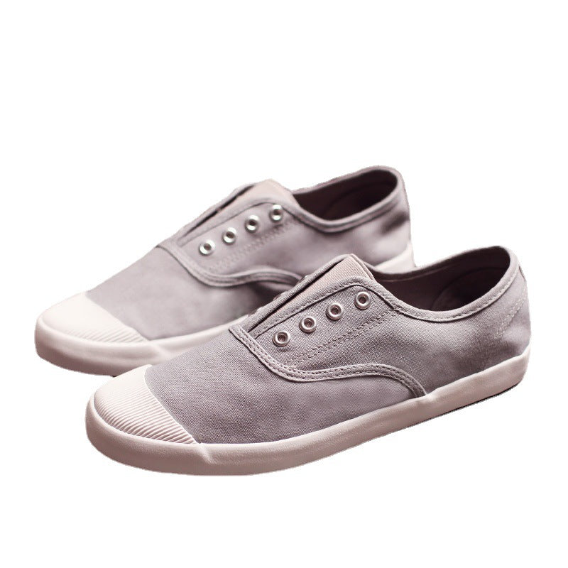 Men's Canvas Shoes Korean-style Low-top Flat