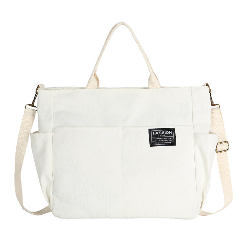 Sac messager multicouche en toile pour femmes, sacoche rétro décontractée de grande capacité, nouvelle collection