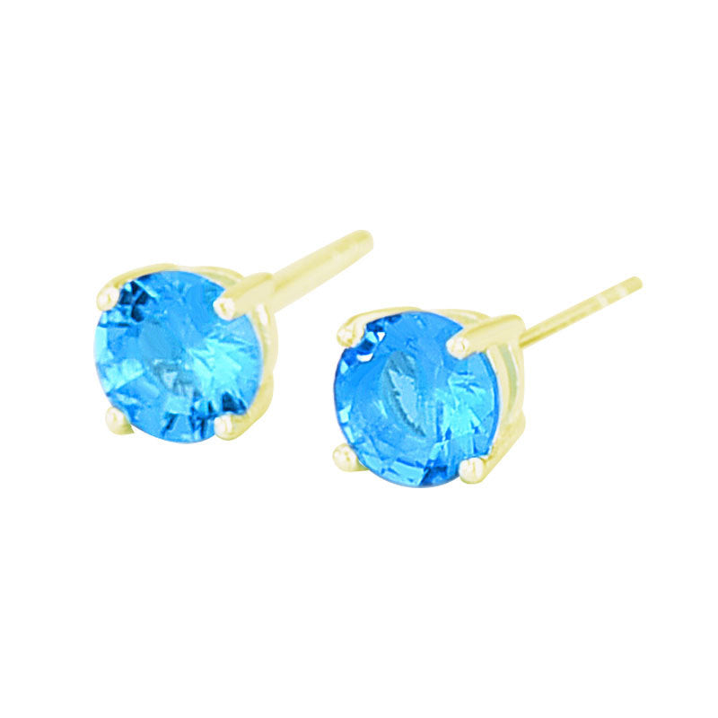 Boucles d'oreilles à tige en argent sterling 925 et zircone de haute qualité