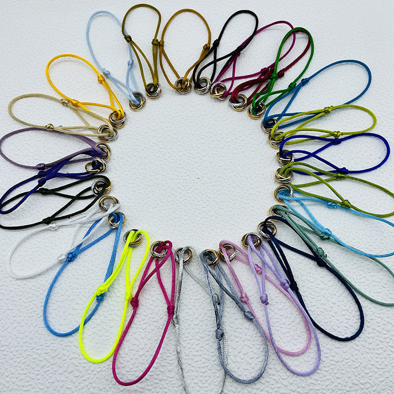 Bracelet tissé de style Ins simple à la mode