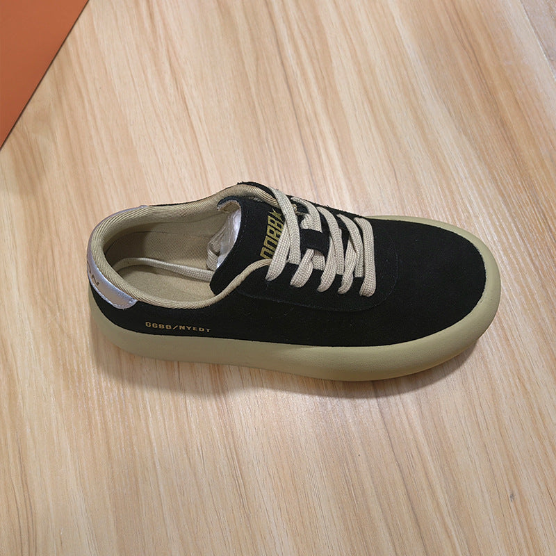Laine épaisse chaussures chaudes en laine d'agneau femmes en cuir véritable