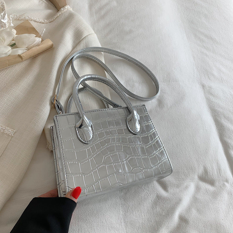 Bolso de hombro portátil retro rombo retro