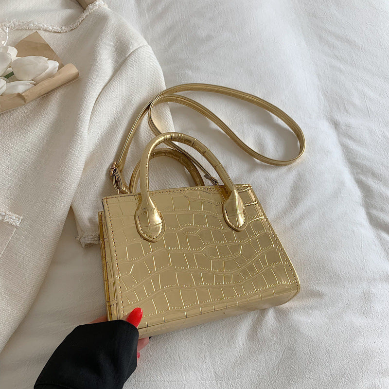 Bolso de hombro portátil retro rombo retro