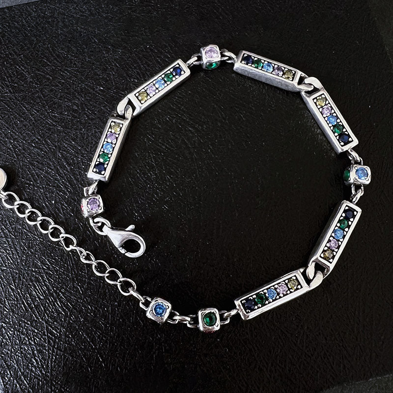 Women's Colorful Zircon Micro-inlaid Bracelet