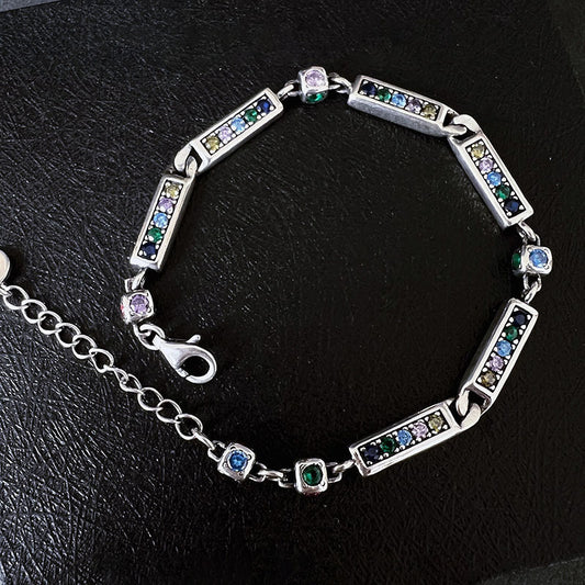 Women's Colorful Zircon Micro-inlaid Bracelet