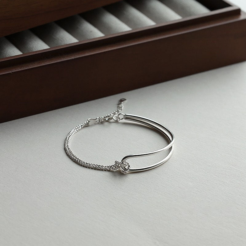 Double-layer Simplicity Bracelet Women's Fashion Creative