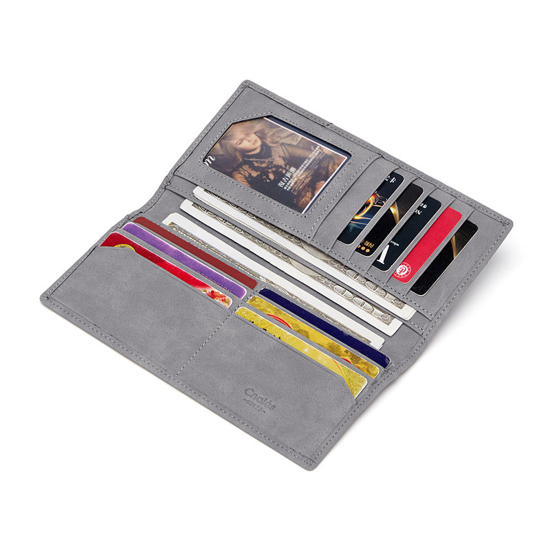 Cartera de hombre moda larga multifuncional