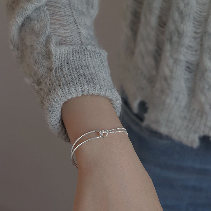 Double-layer Simplicity Bracelet Women's Fashion Creative