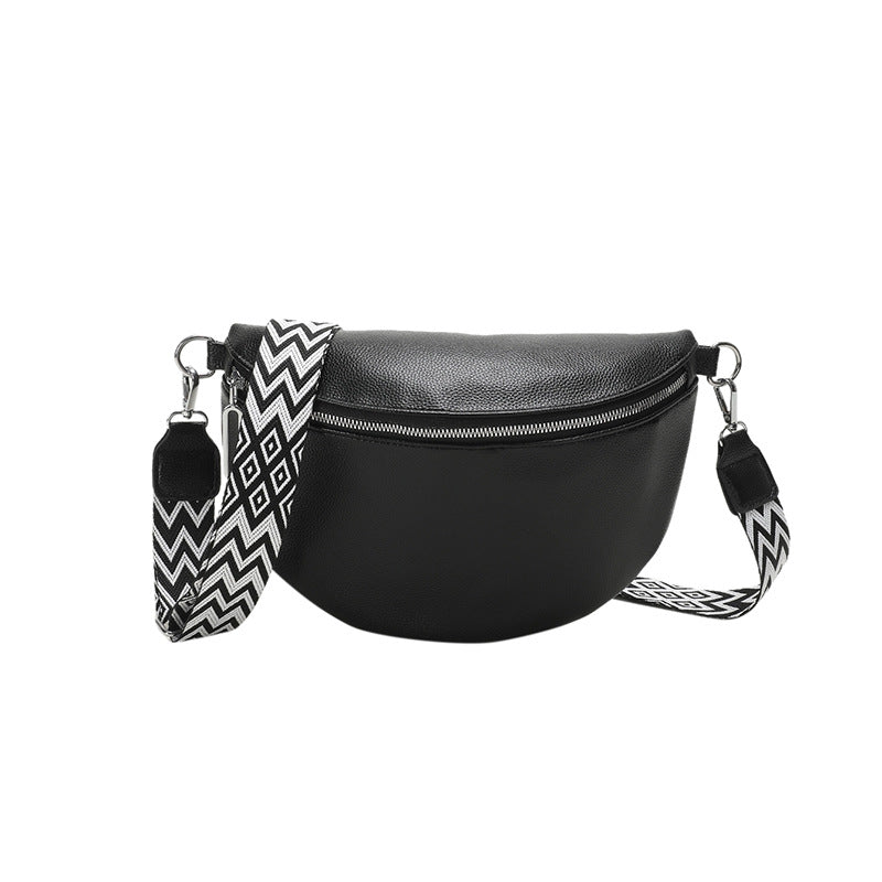 Women's Fashionable Elegant Large Capacity Travel Shoulder Messenger Bag