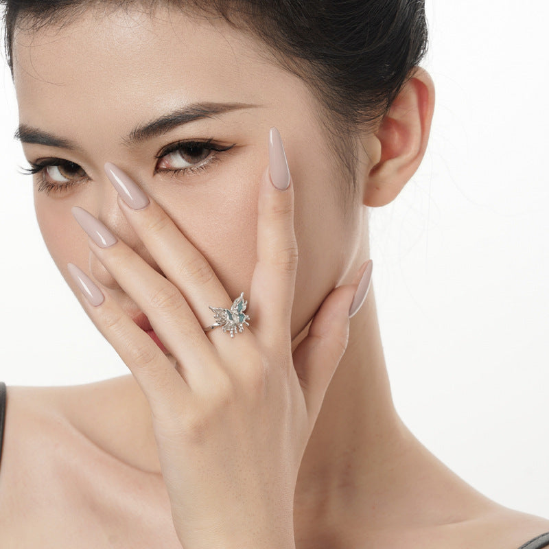 Bague papillon en forme de mode pour femmes