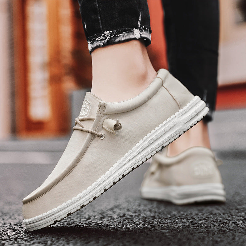 Chaussures en toile pour hommes Chaussures de sport respirantes et décontractées