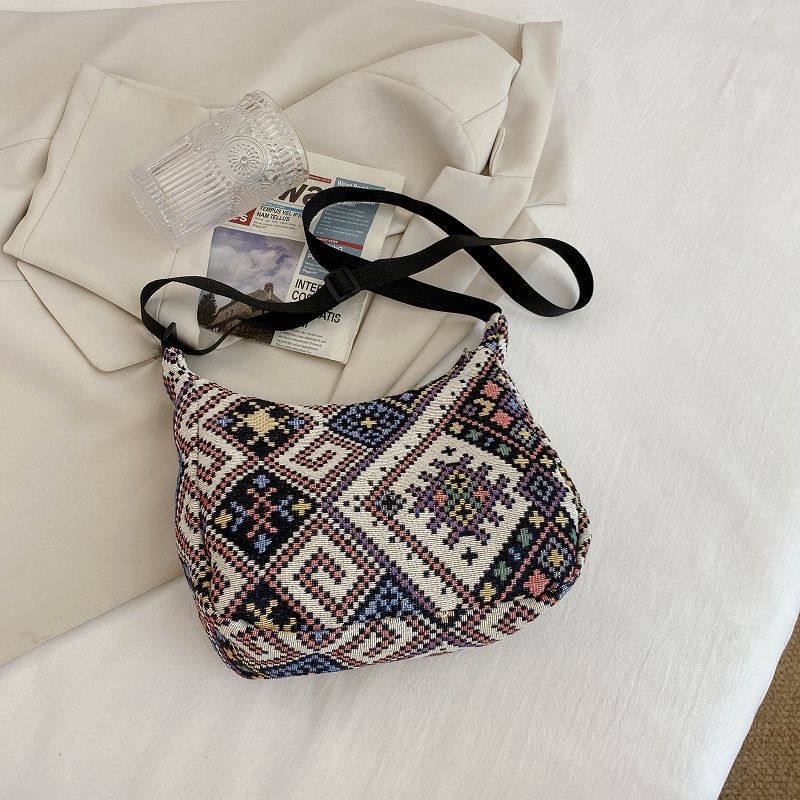 Sac en toile de grande capacité pour femmes, nouvelle mode de banlieue