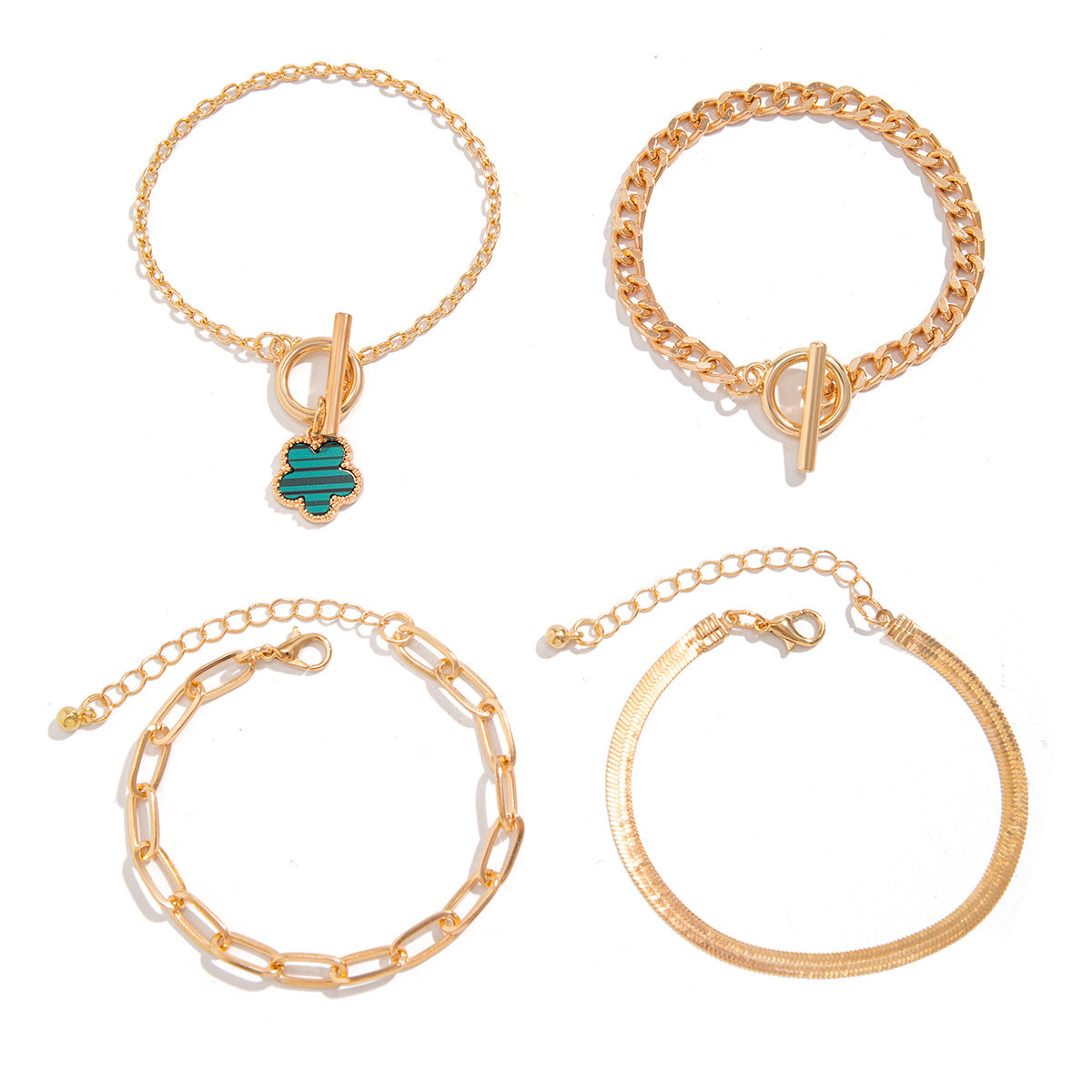 Costume de collier d'herbe de Parthenocissus de chaîne d'os de serpent rétro