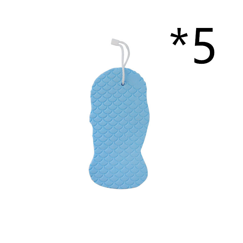 Esponja para frotar el cuerpo 3D, patrón de escamas de pescado, bola de baño tridimensional