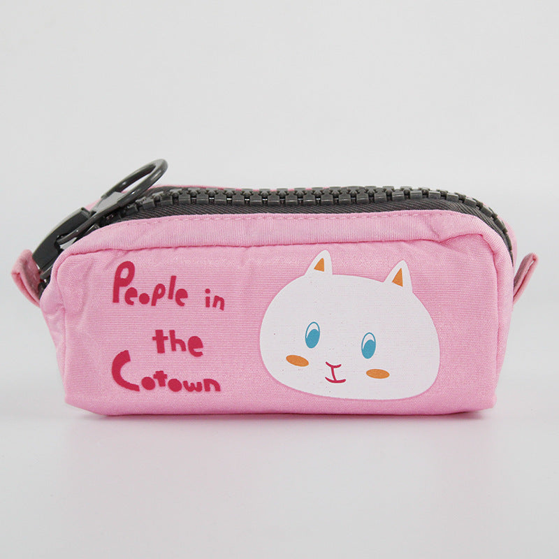 Trousse à crayons créative simple et mignonne en forme d'animal d'angle