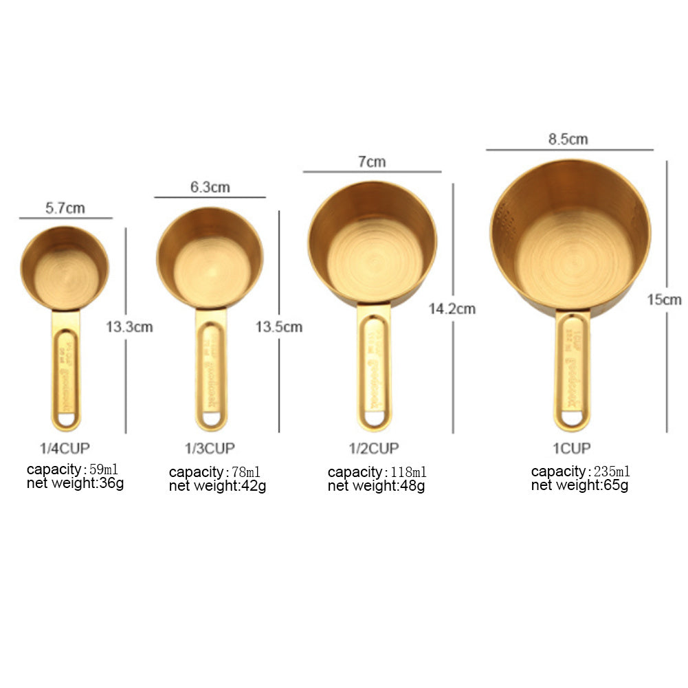 Cuillères à mesurer en acier inoxydable, balance de cuisine, cuillère à café, outil de cuisine pour barman
