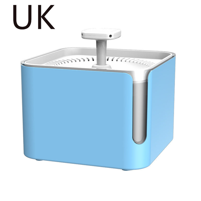 Bebedero automático para perros y gatos, fuente de agua para gatos con filtración circulante de 360 grados, dispensador de agua para estanque, USB, 3L