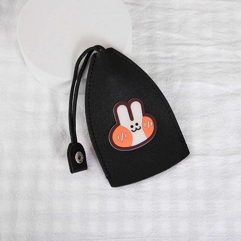 Cartoon Pull-out Key Case Creative PU Leather Car Key Protector Universal