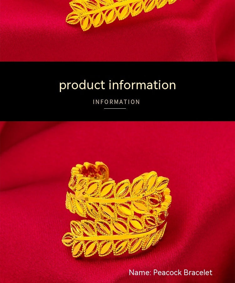 Peacock Ladies' Wheat Women's Ring Bangle Bracelet