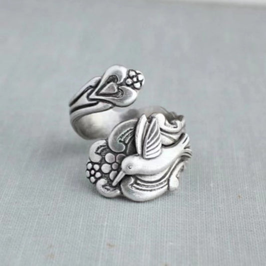 Anillo Azalea retro de moda para hombres y mujeres