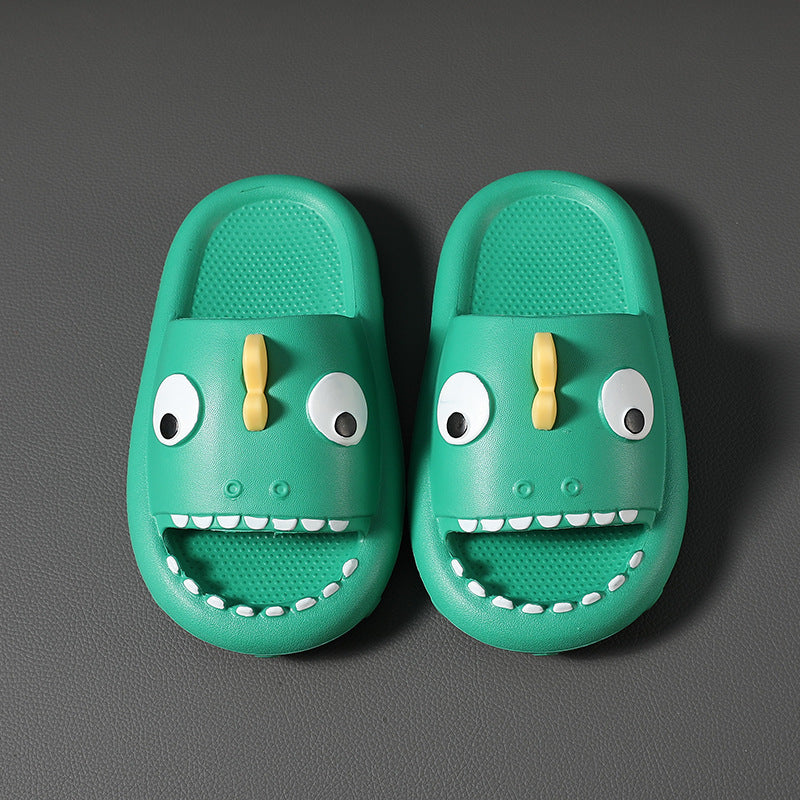 Pantoufles de requin pour enfants, chaussures de douche antidérapantes pour garçons et filles