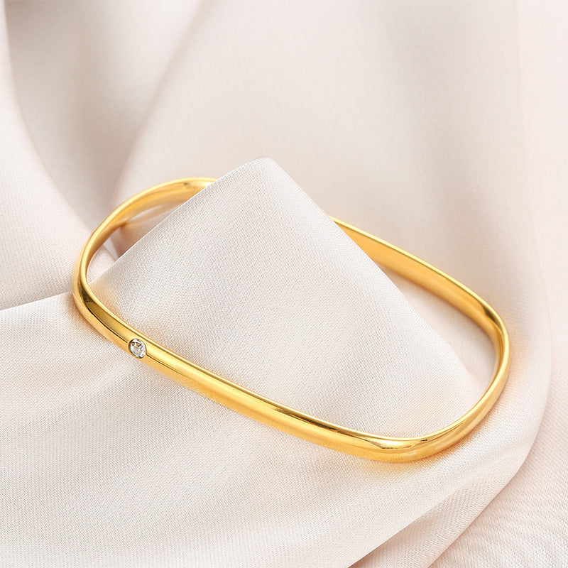 Fashion Exquisite Inlaid Square Bracelet