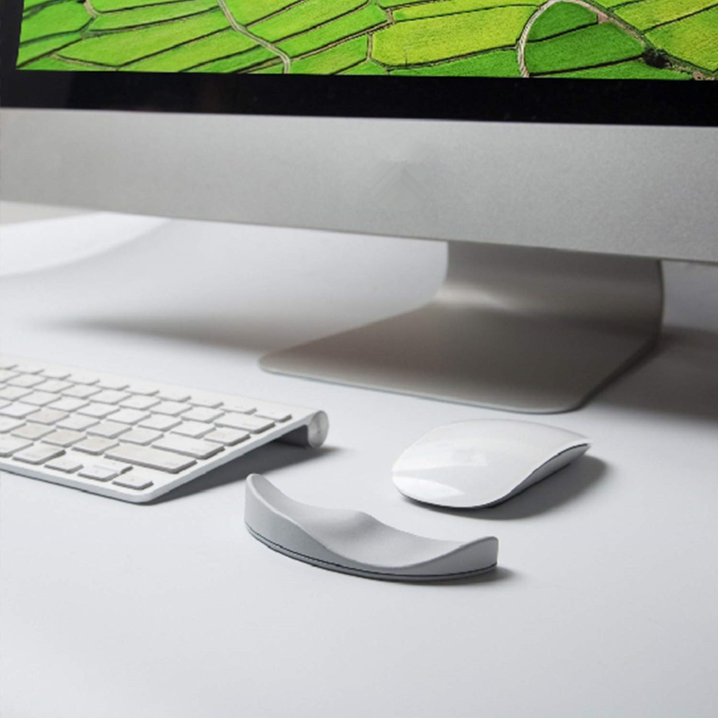Repose-poignet de souris ergonomique, tapis de souris en Gel de silicone antidérapant, tapis de Support de repose-poignet aérodynamique, tapis de souris d'ordinateur pour accessoires de PC de jeu de bureau