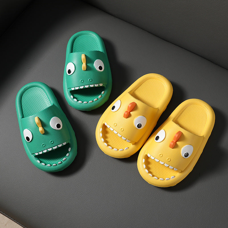 Pantoufles de requin pour enfants, chaussures de douche antidérapantes pour garçons et filles