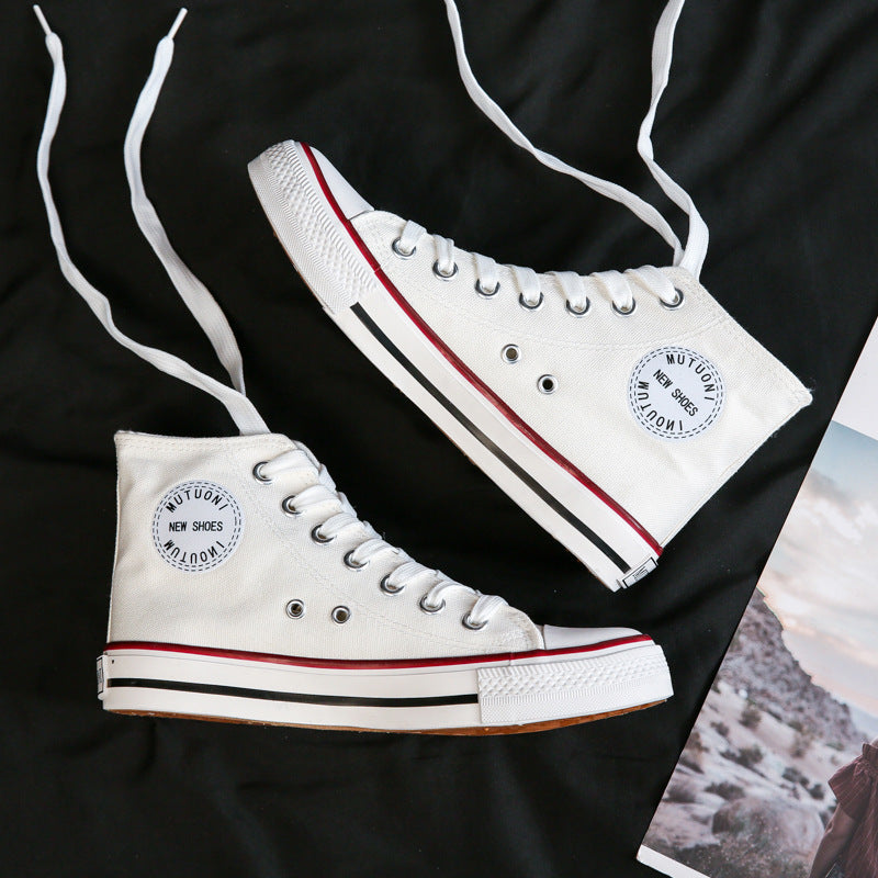Chaussures montantes en toile pour femmes