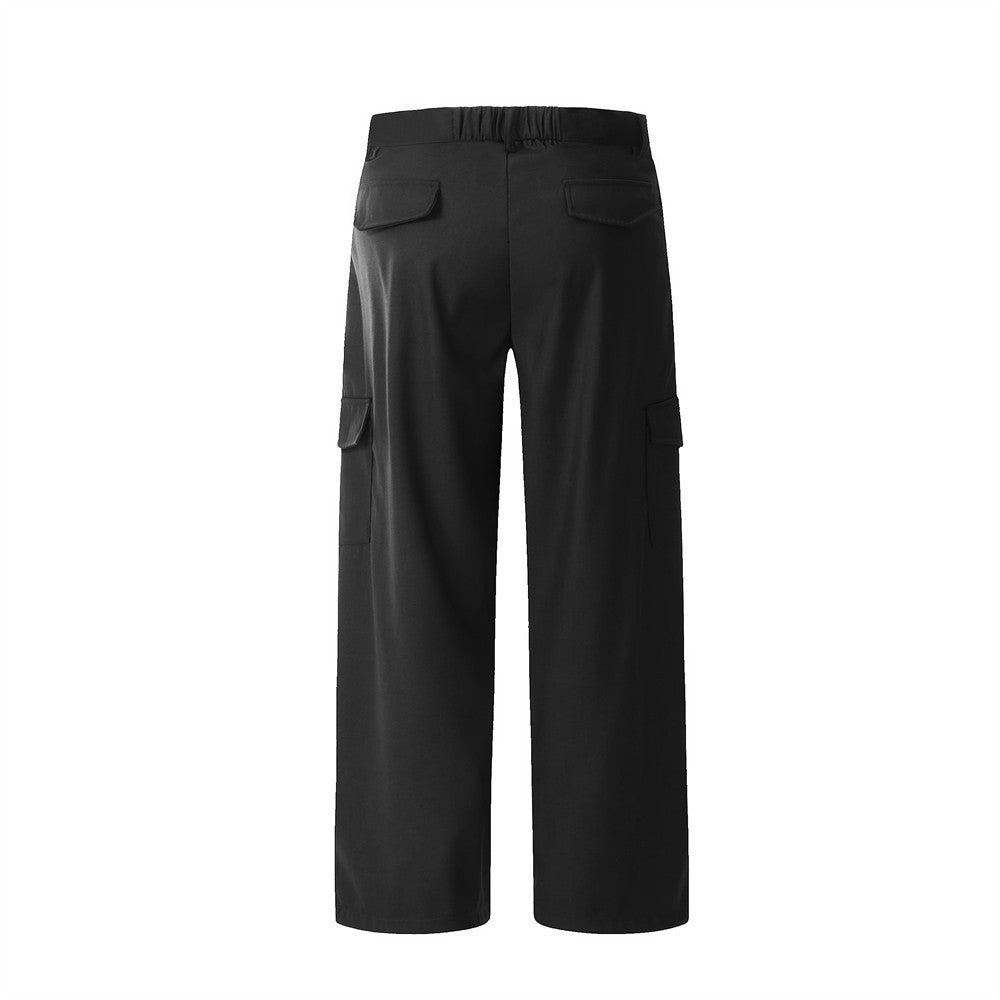 Solid Color Fashion Casual Suit Pants Men