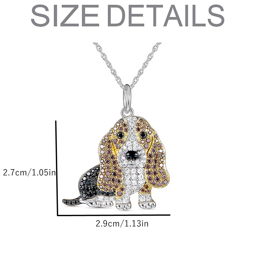 Collier pendentif mignon Baggy Hound