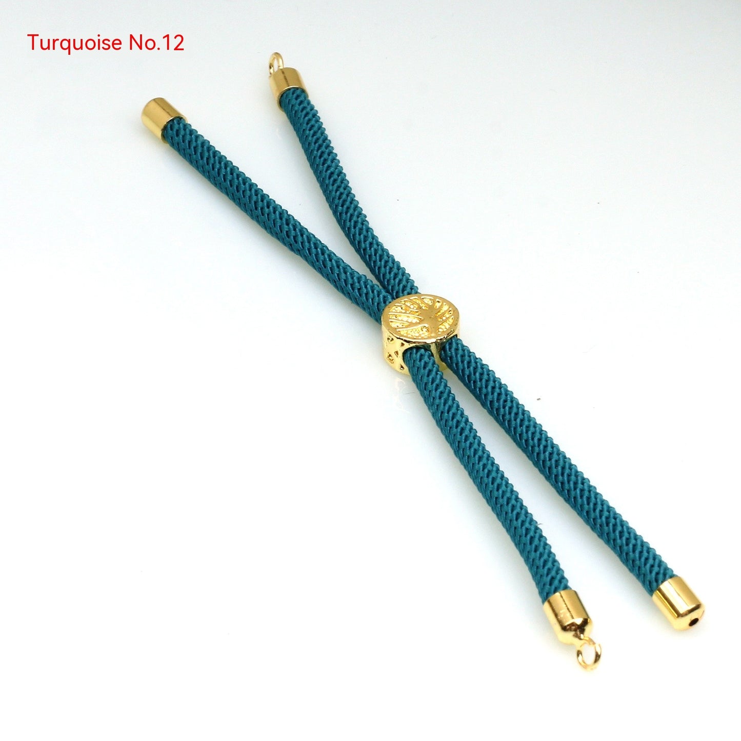 18K Bag Gold Buckle Color Retention 3MM Milan Bracelet Bracelet Adjustable Push-pull Semi-finished Product Accessories