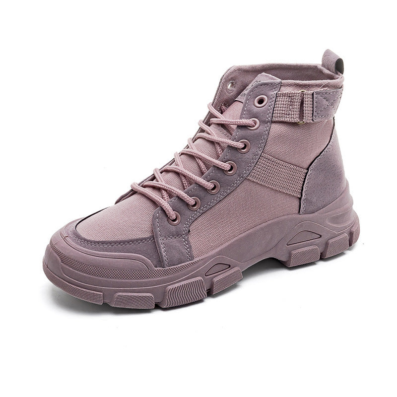 Botines con plataforma para ropa de trabajo retro populares
