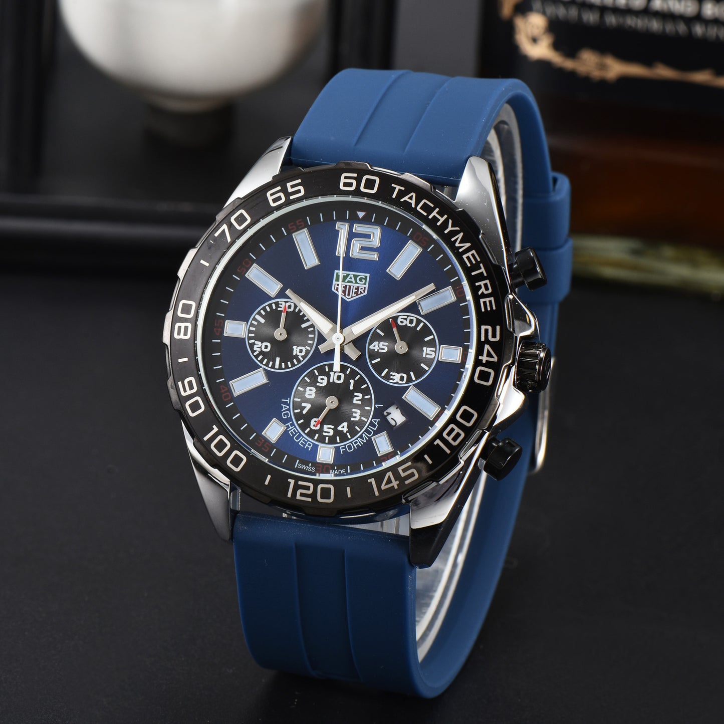 Relojes deportivos impermeables para hombre, reloj de pulsera de silicona